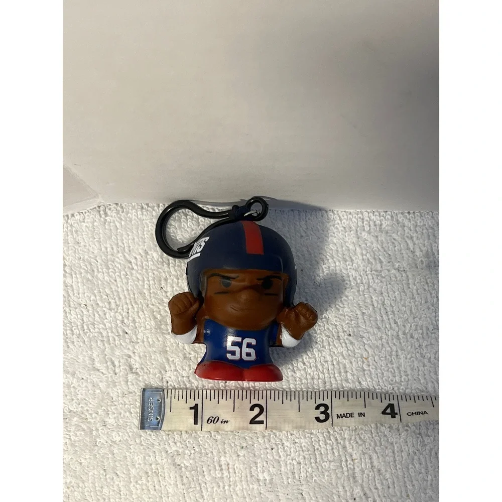 Lawrence Taylor NY Giants NFL Keychain Figure #56 Blue Jersey Football Toy